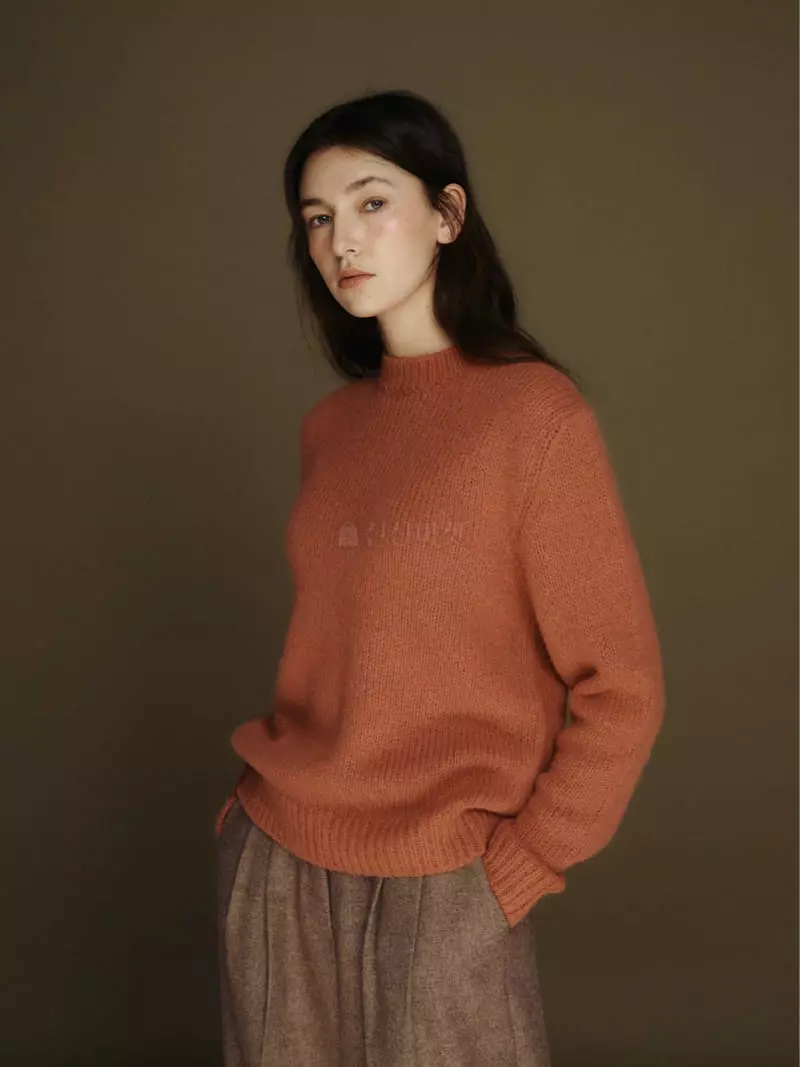 Fave - Korean Women Fashion - #momslook - Sander Round Knit Tee - 8