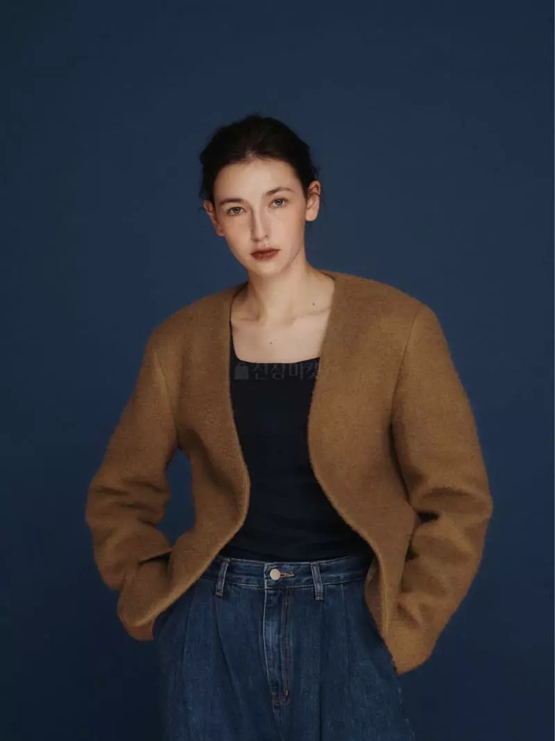 Fave - Korean Women Fashion - #momslook - Bear No Collar Jacket - 2