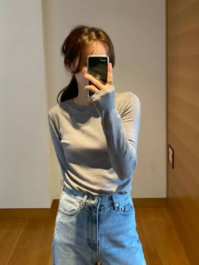 Fave - Korean Women Fashion - #momslook - Benue Tee - 2