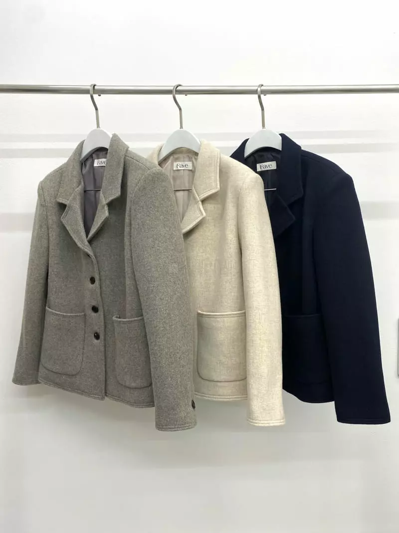 Fave - Korean Women Fashion - #momslook - Number Jacket - 8