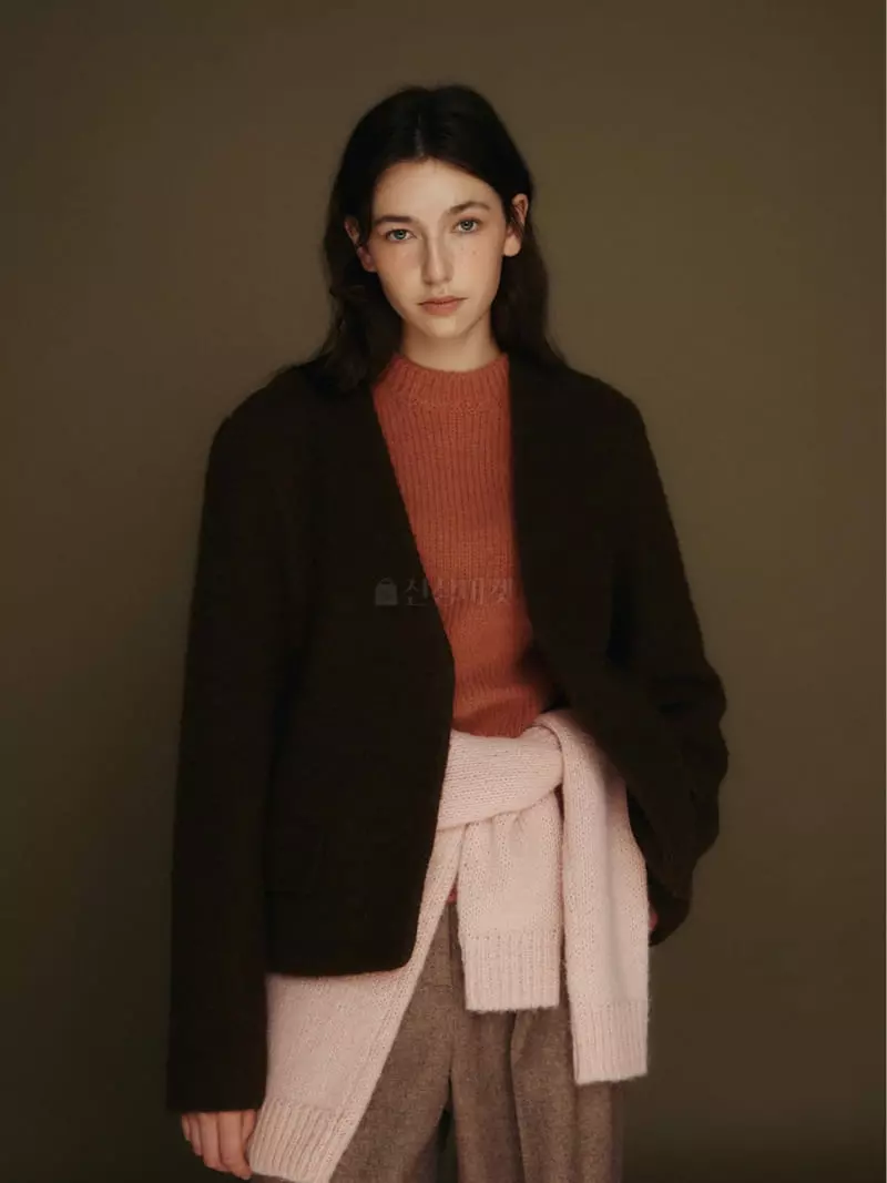 Fave - Korean Women Fashion - #romanticstyle - Bear No Collar Jacket - 9