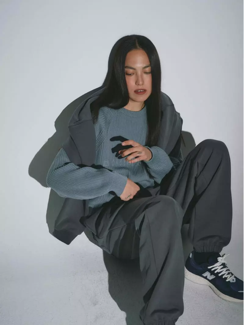 Fave - Korean Women Fashion - #shopsmall - Niju Knit Tee - 3