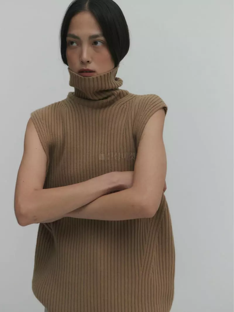 Fave - Korean Women Fashion - #thelittlethings - Rib Turtleneck Knit Tee
