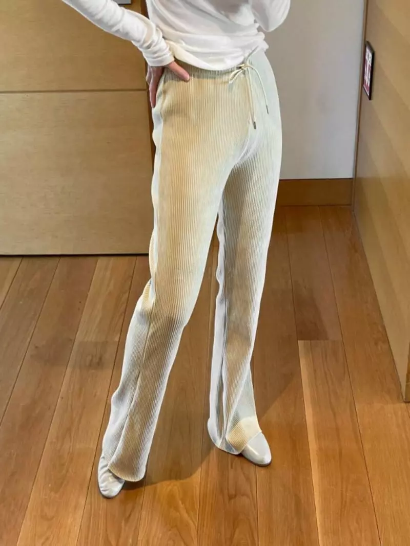 Fave - Korean Women Fashion - #vintageinspired - Veloure Pants - 6