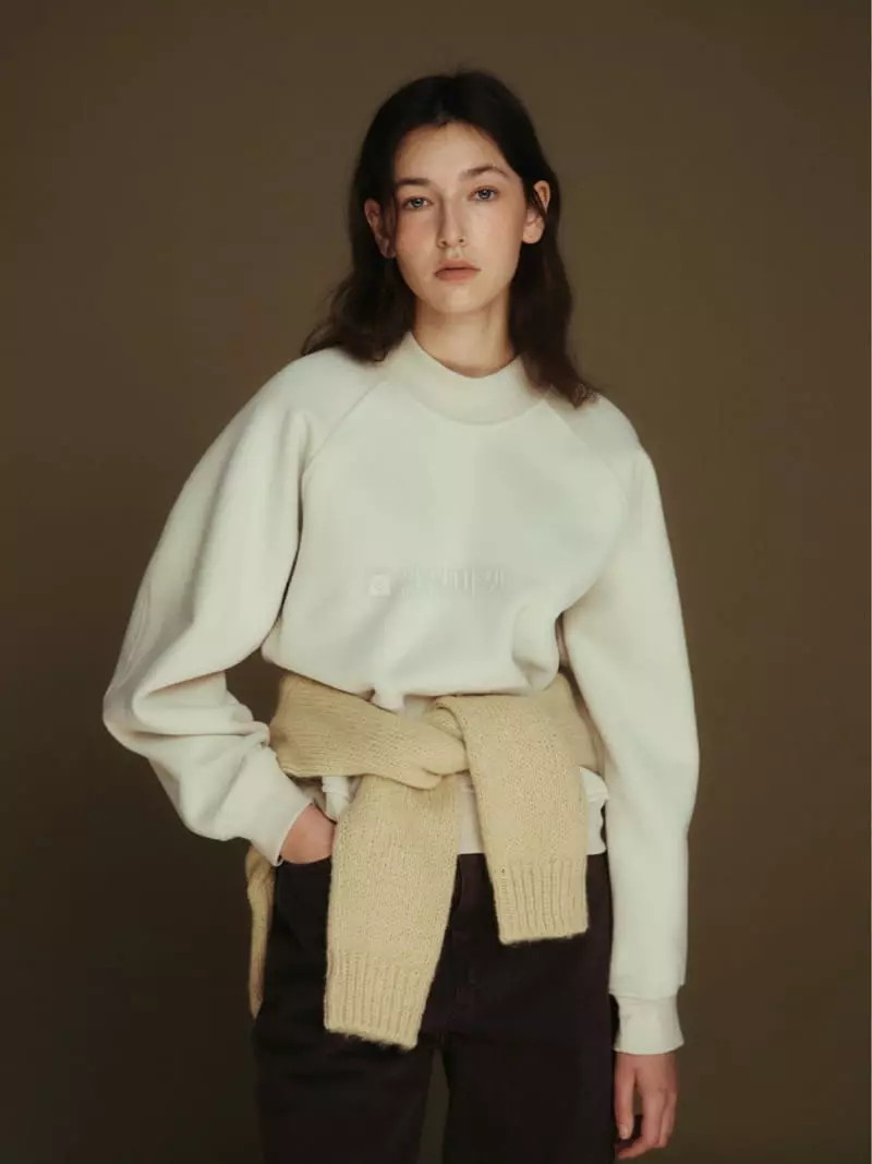 Fave - Korean Women Fashion - #vintageinspired - Roof Sweatshirt