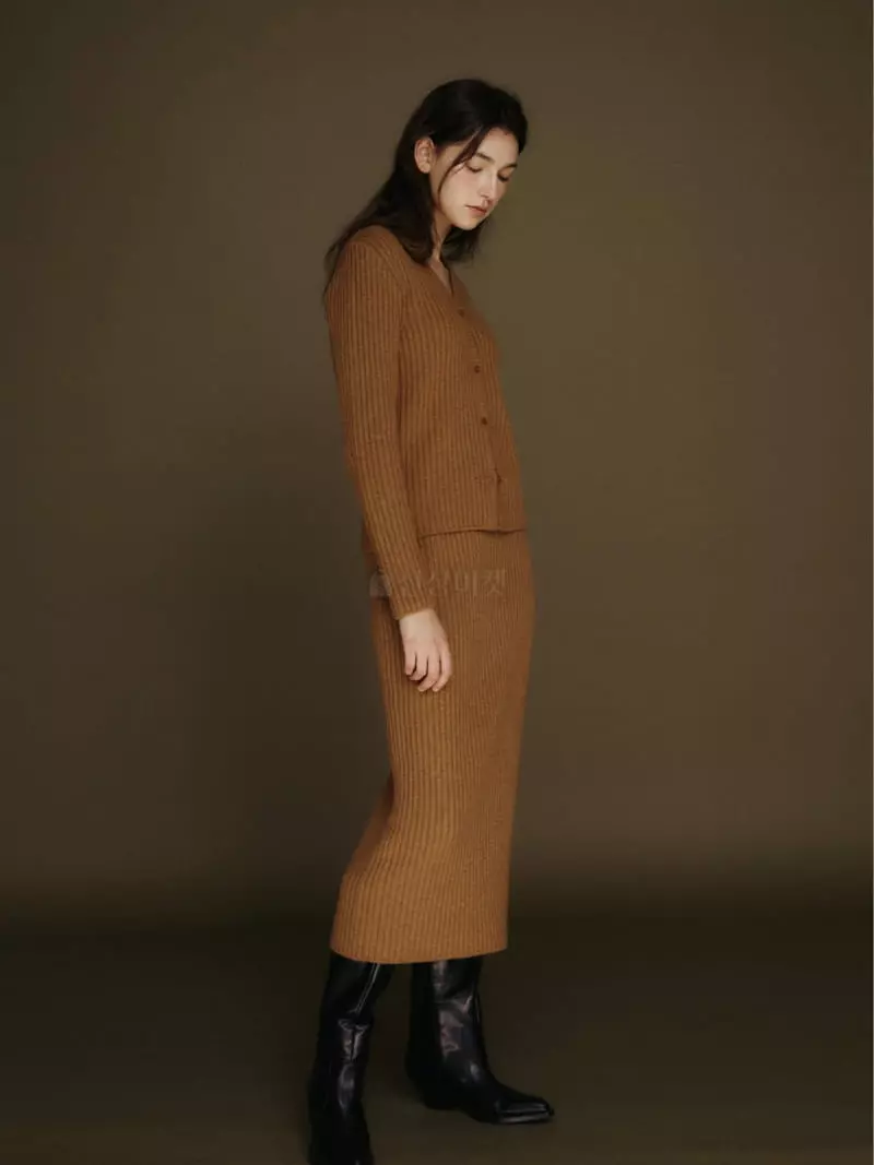 Fave - Korean Women Fashion - #womensfashion - Ov Rib Skirt - 2
