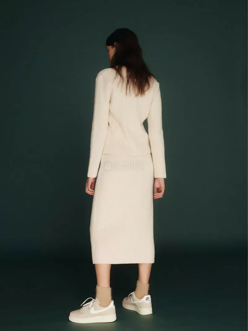 Fave - Korean Women Fashion - #womensfashion - Ov Rib Skirt - 8