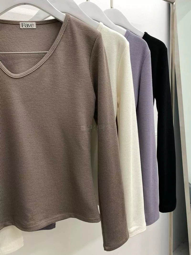 Fave - Korean Women Fashion - #womensfashion - Angle Tee - 5