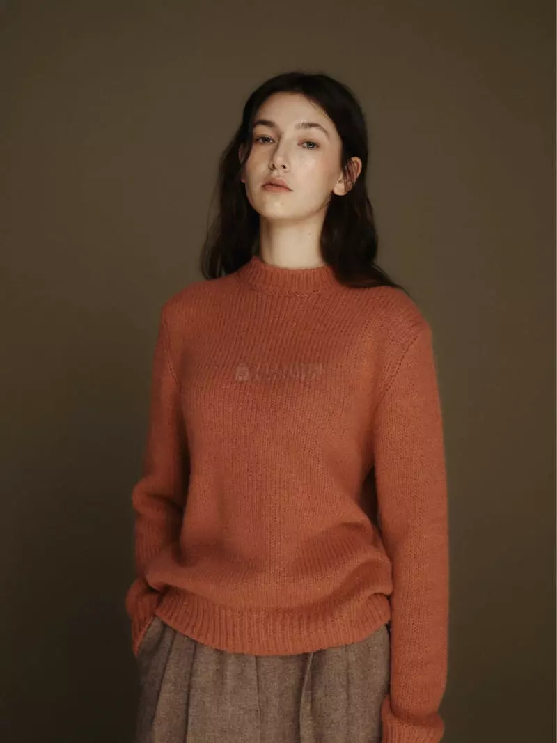 Fave - Korean Women Fashion - #womensfashion - Sander Round Knit Tee - 9
