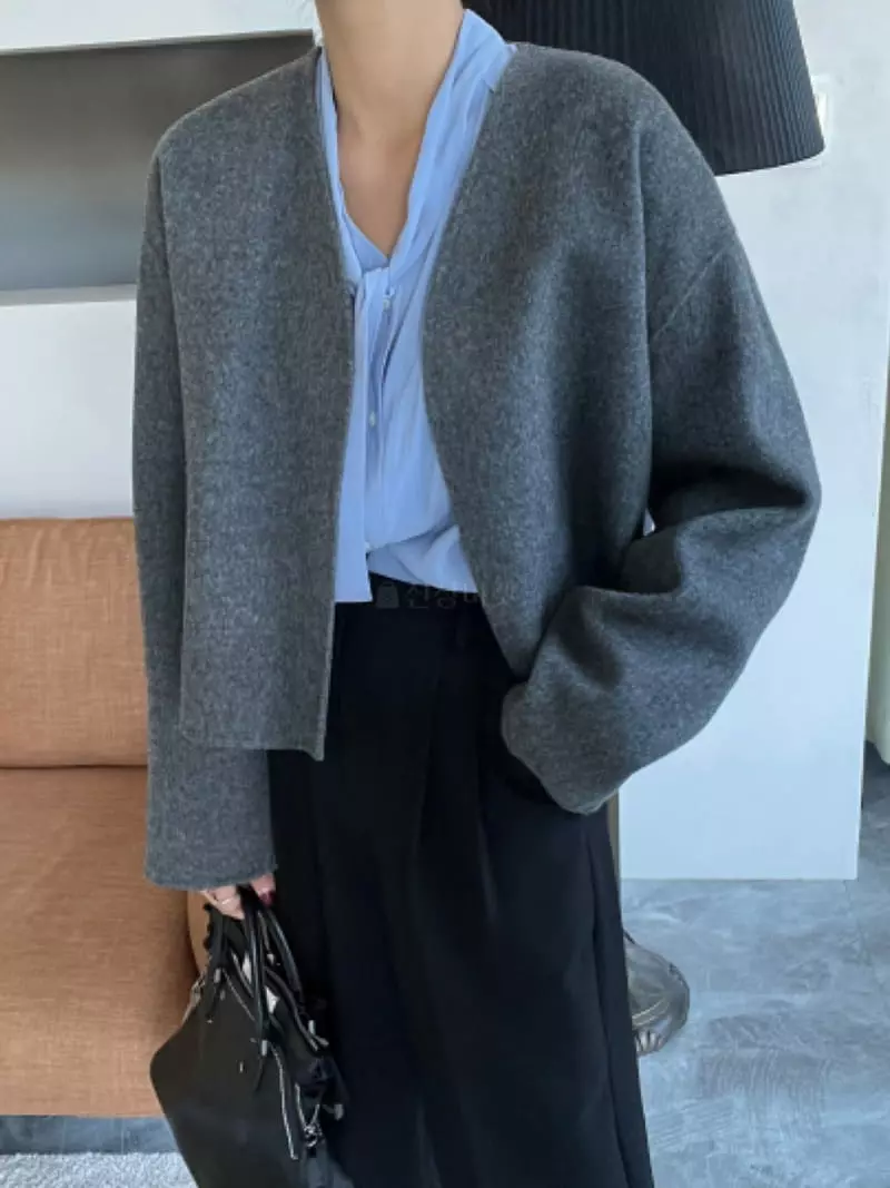 Fave - Korean Women Fashion - #womensfashion - Short Hand Jacket - 8