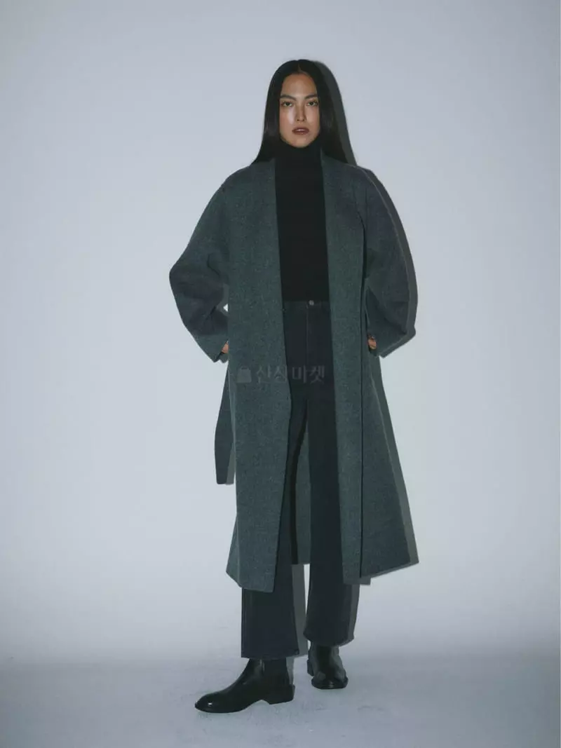 Fave - Korean Women Fashion - #womensfashion - Shawl Collar Coat - 3