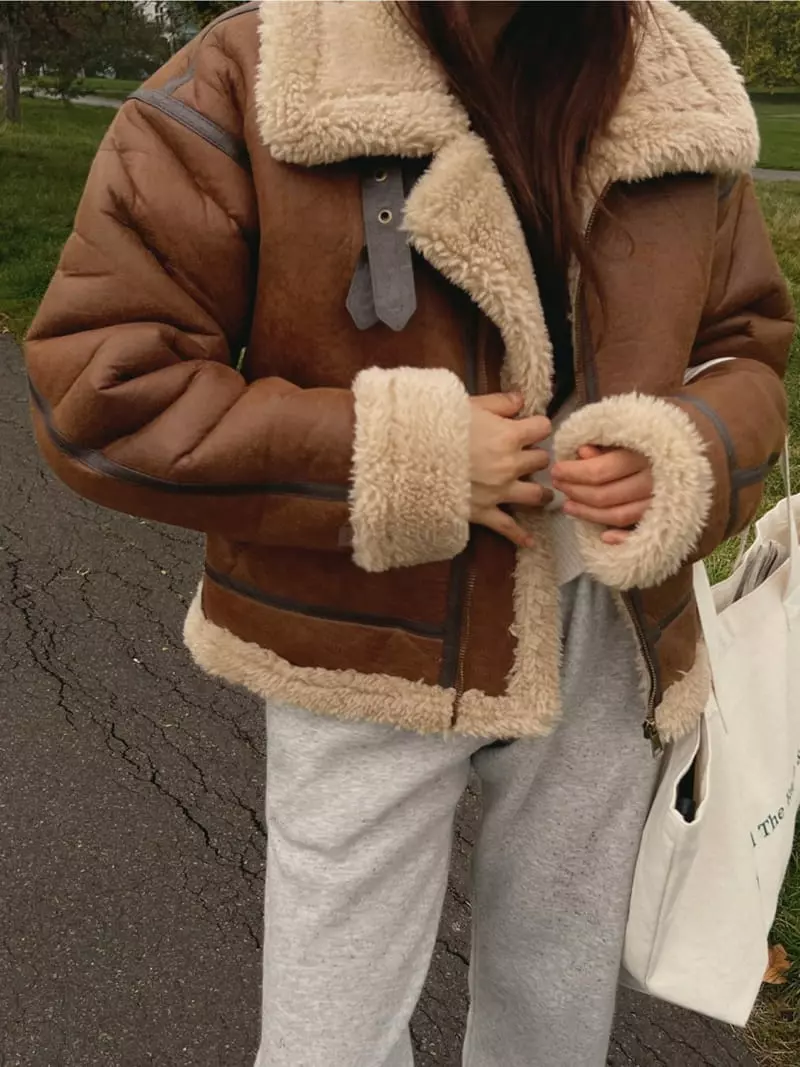 February - Korean Women Fashion - #momslook - Trip Jacket - 7