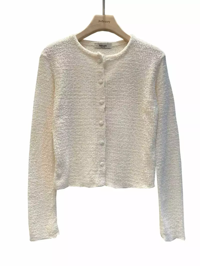 February - Korean Women Fashion - #momslook - Teddy Cardigan