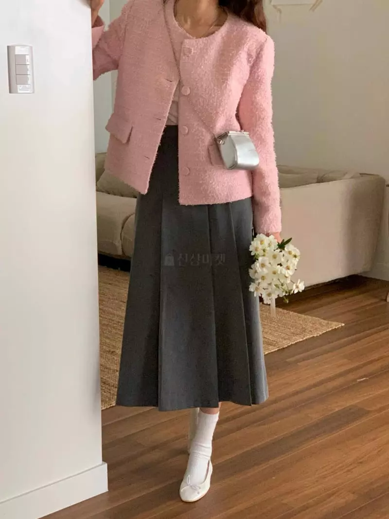 February - Korean Women Fashion - #momslook - Kelly Skirt - 10