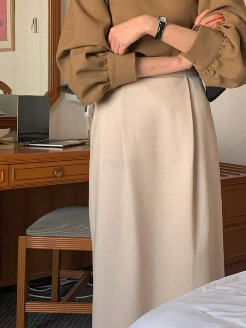 February - Korean Women Fashion - #momslook - Gran Skirt - 11