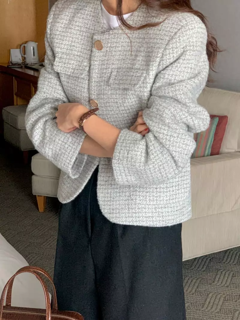 February - Korean Women Fashion - #restrostyle - Acan Jacket - 10