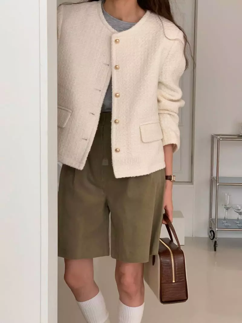February - Korean Women Fashion - #romanticstyle - Esel Jacket - 12