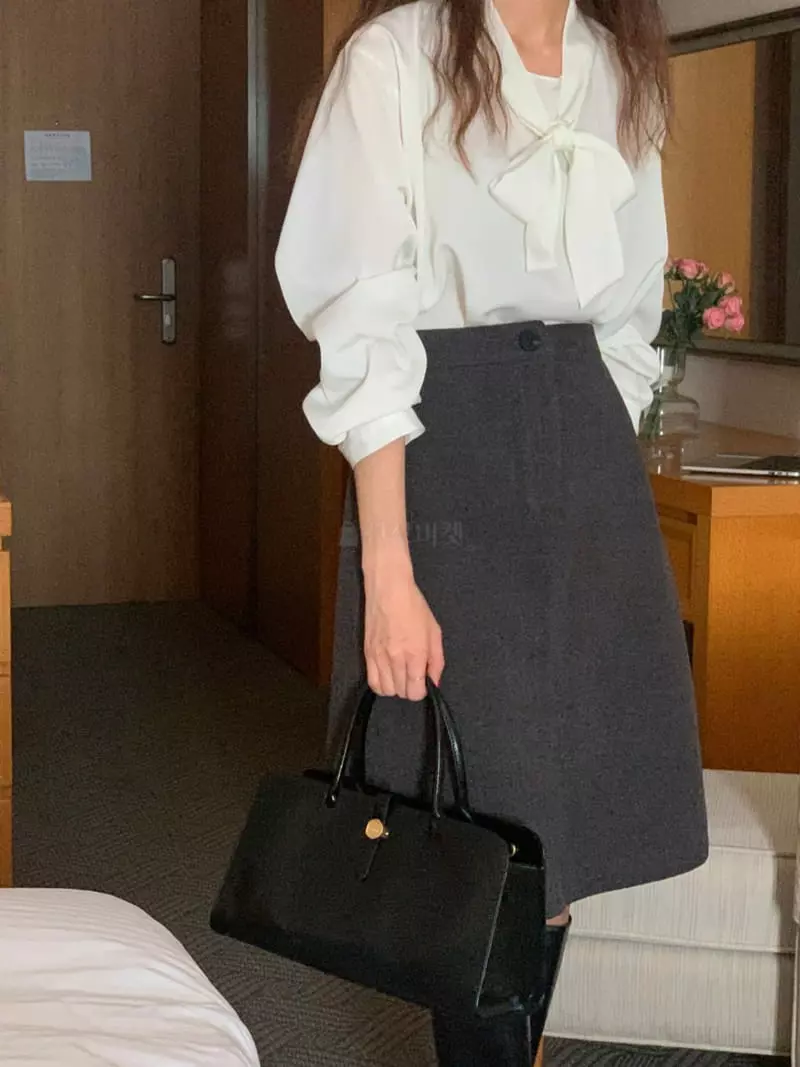 February - Korean Women Fashion - #vintageinspired - Boa Skirt - 2