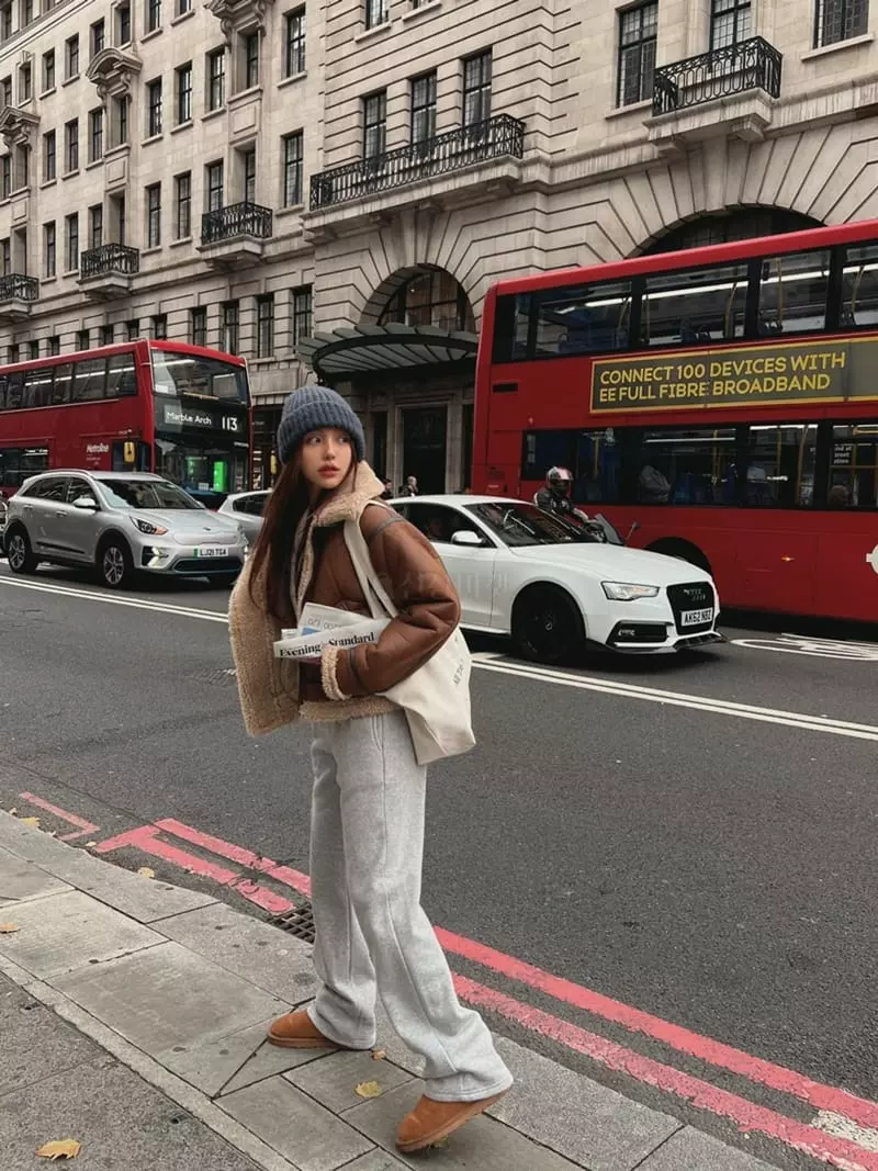 February - Korean Women Fashion - #momslook - Trip Jacket - 4