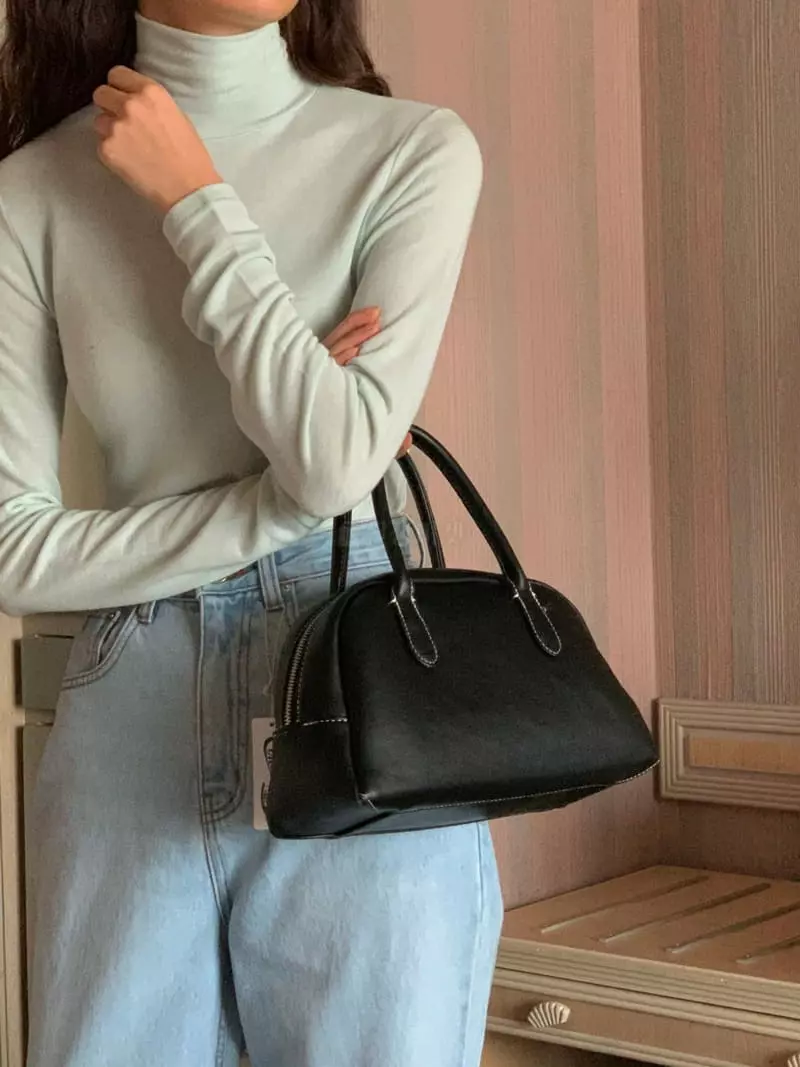 February - Korean Women Fashion - #womensfashion - Color Turtleneck Tee - 10