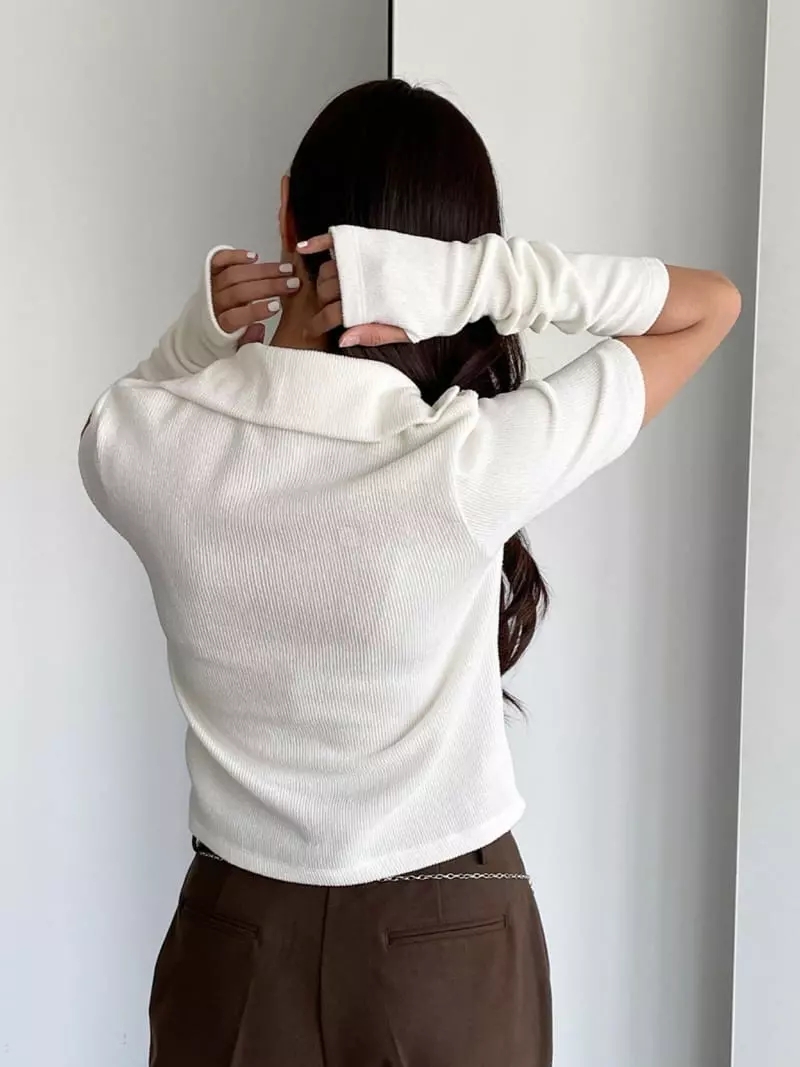 Feffer - Korean Women Fashion - #momslook - Flin Warmmer Short Sleeves Warmer  Set - 3
