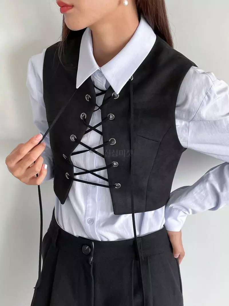 Feffer - Korean Women Fashion - #momslook - I Zzi Vest - 2