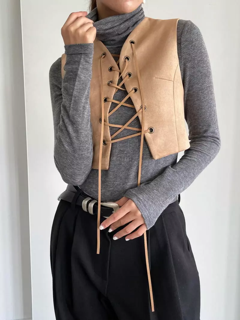 Feffer - Korean Women Fashion - #momslook - I Zzi Vest - 6