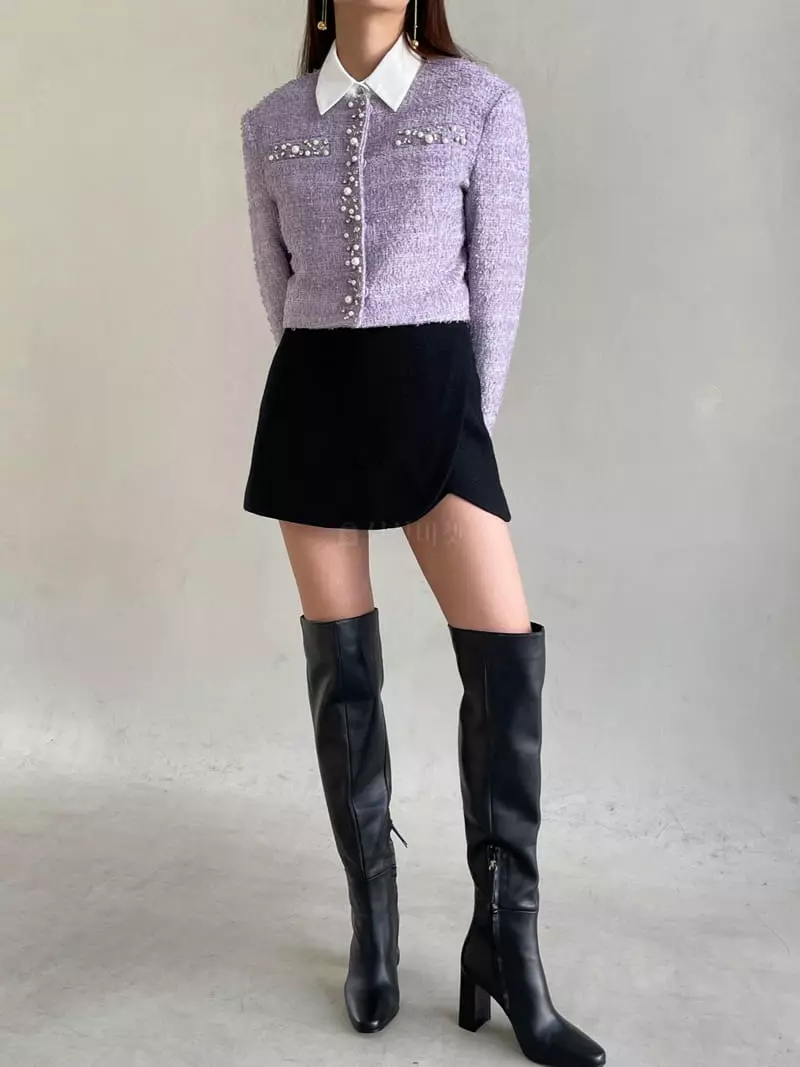 Feffer - Korean Women Fashion - #momslook - Beads Jacket - 3