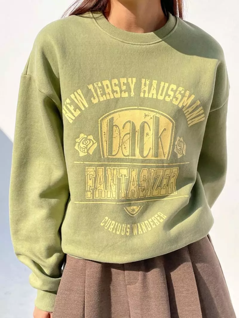 Feffer - Korean Women Fashion - #restrostyle - Back Sweatshirt - 3