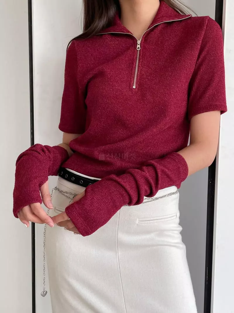 Feffer - Korean Women Fashion - #thatsdarling - Flin Warmmer Short Sleeves Warmer  Set