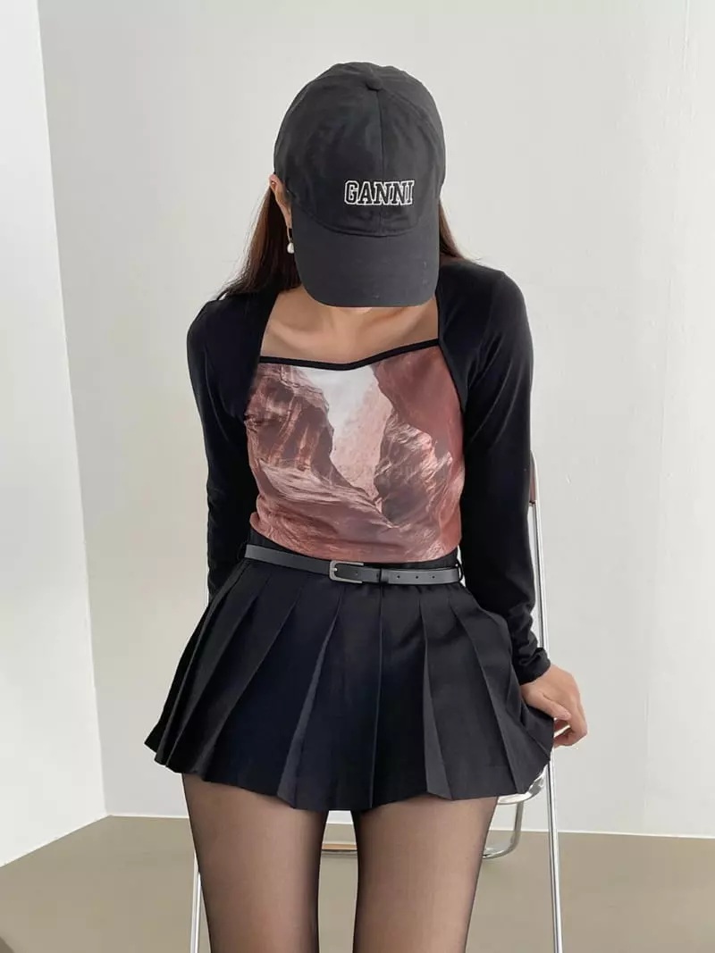 Feffer - Korean Women Fashion - #womensfashion - Land Tee - 5