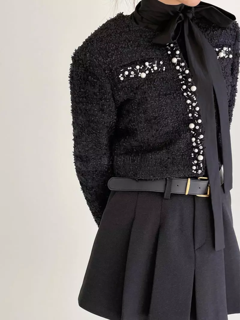 Feffer - Korean Women Fashion - #momslook - Beads Jacket - 4
