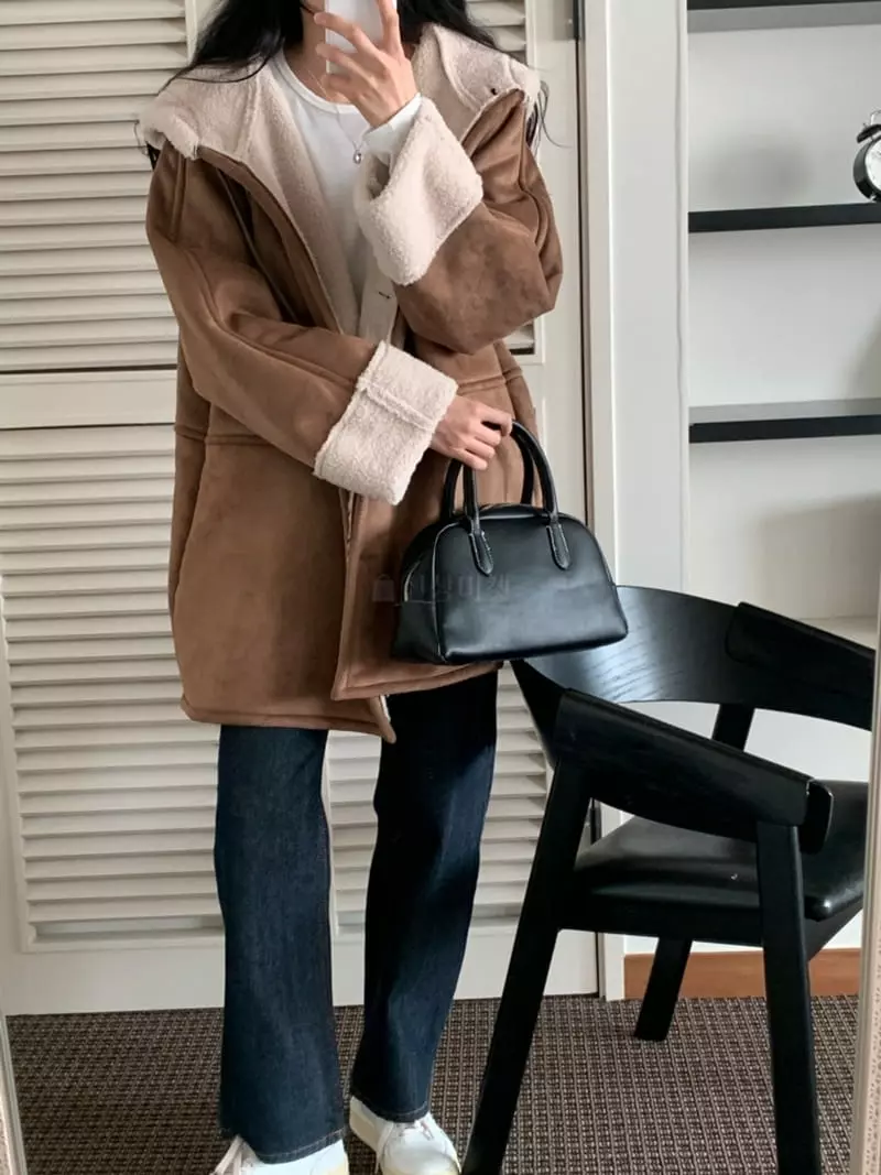 Ff - Korean Women Fashion - #momslook - Hoody Jacket