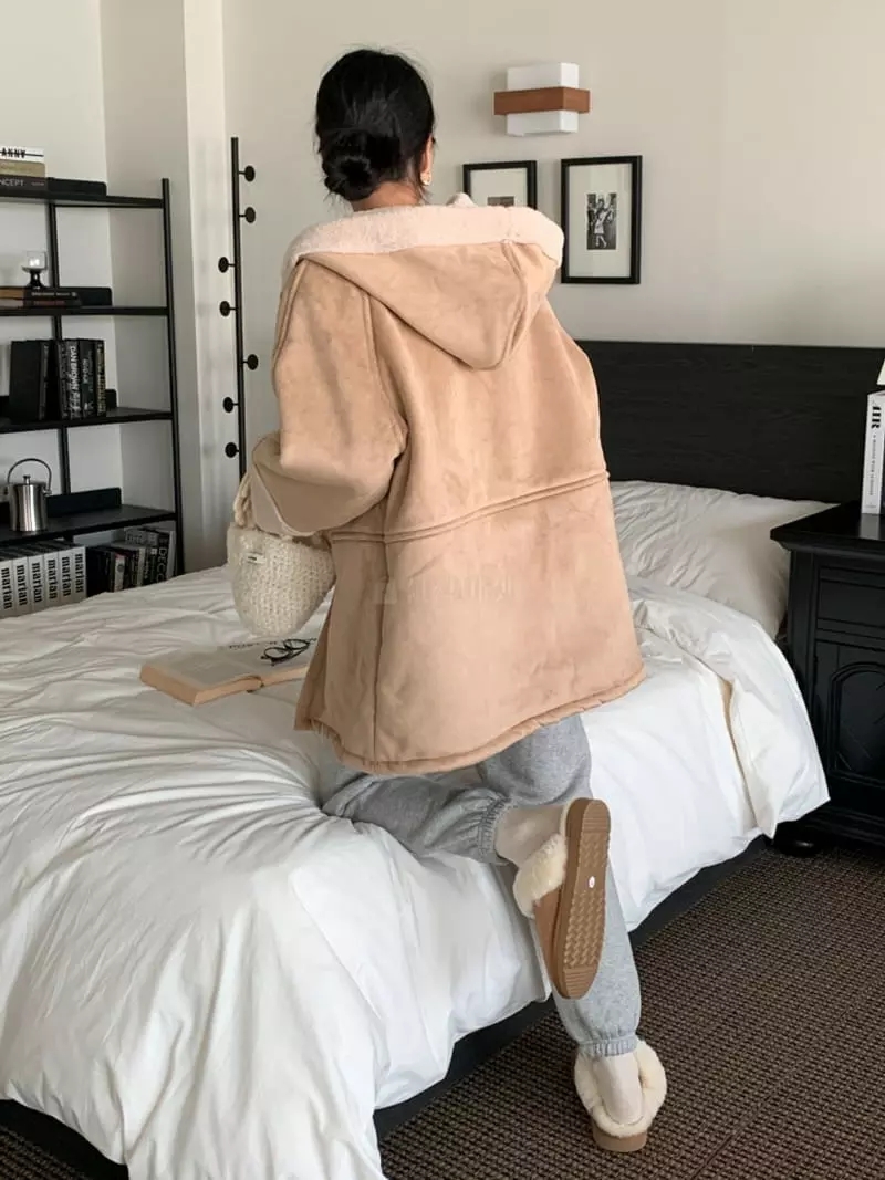 Ff - Korean Women Fashion - #momslook - Hoody Jacket - 5