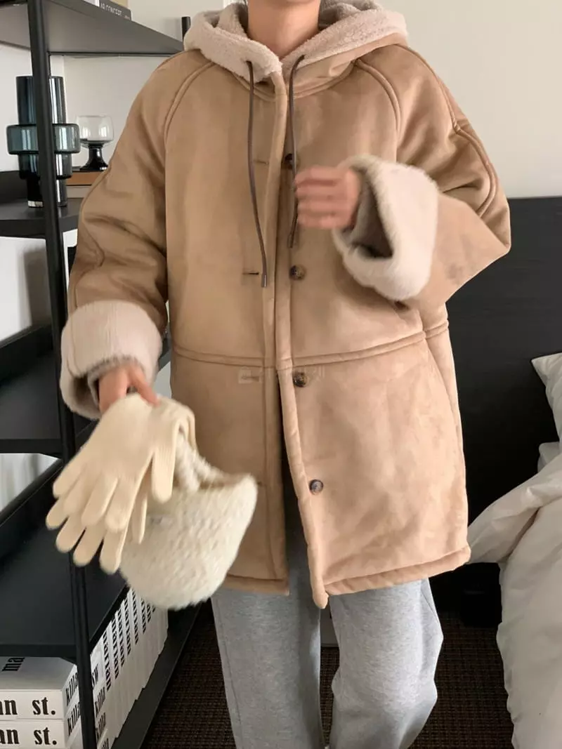Ff - Korean Women Fashion - #momslook - Hoody Jacket - 9