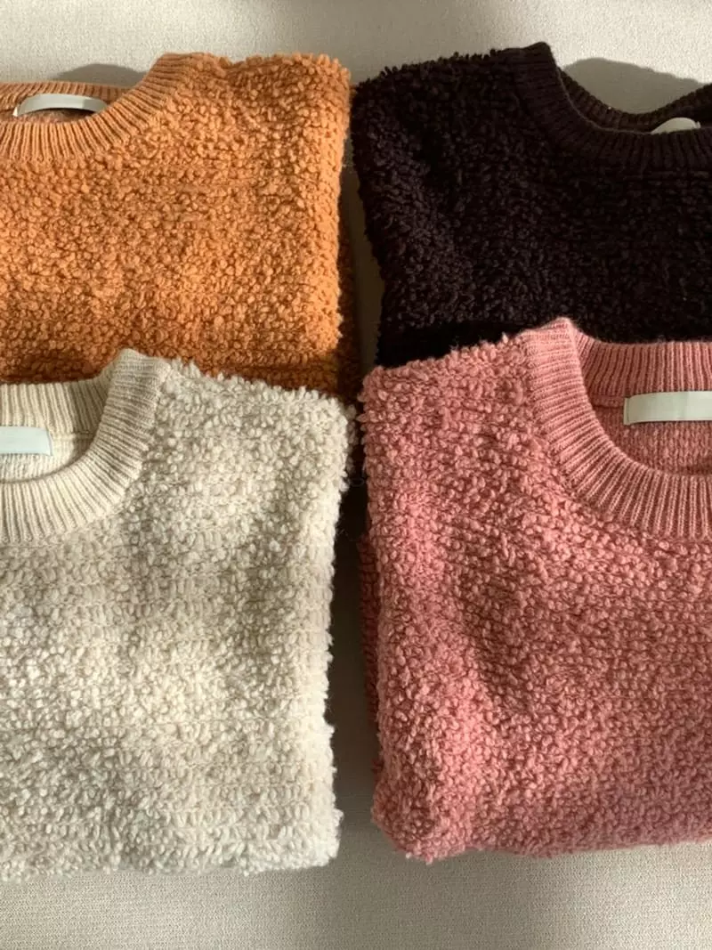 Ff - Korean Women Fashion - #momslook - Heavy Mohair Knit Tee - 8