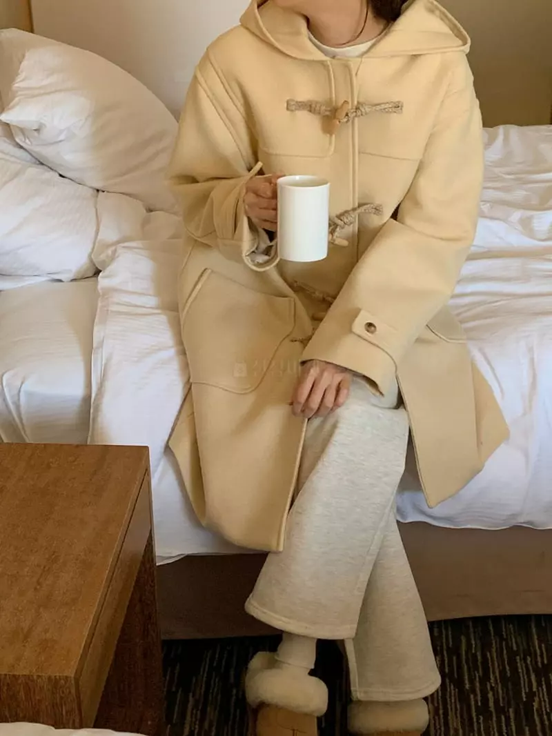 Ff - Korean Women Fashion - #womensfashion - Has Hoody Coat - 4