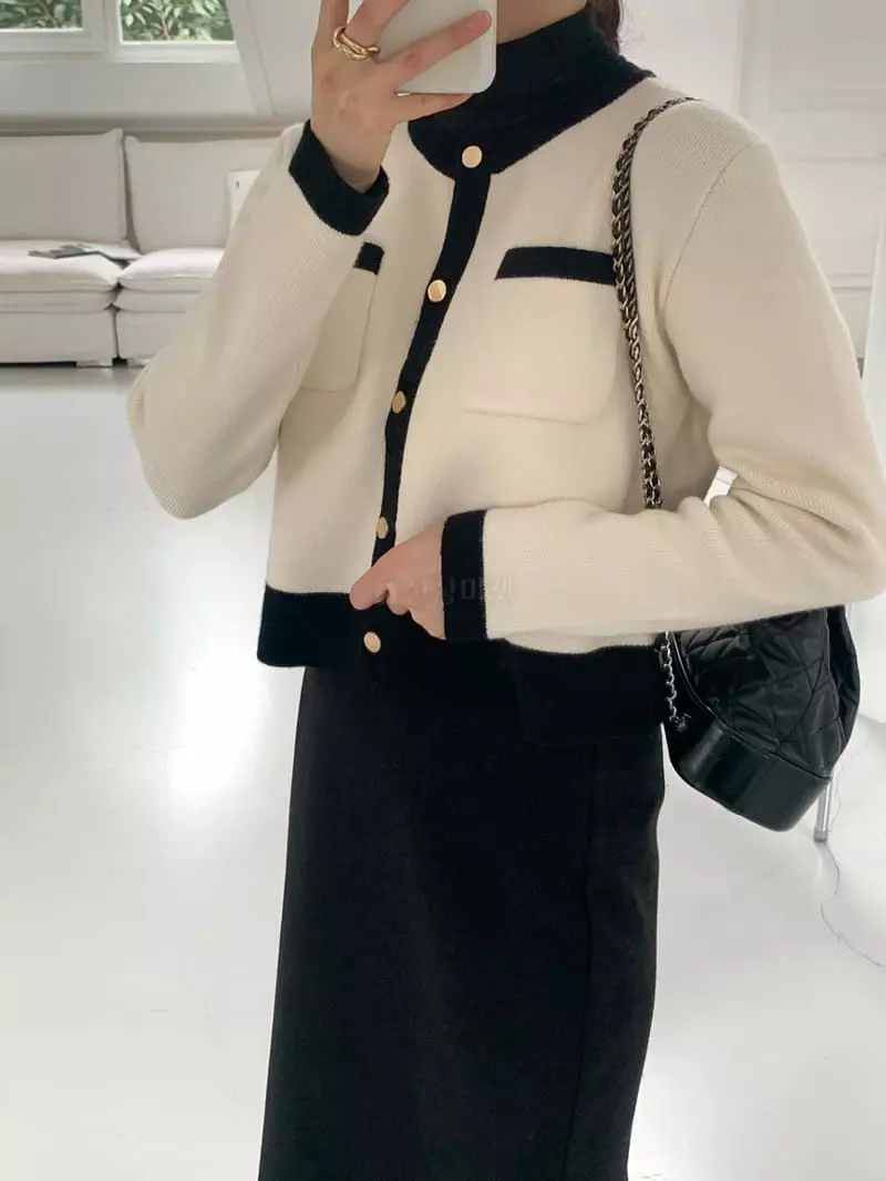 Ff - Korean Women Fashion - #momslook - Plain Cardigan - 2