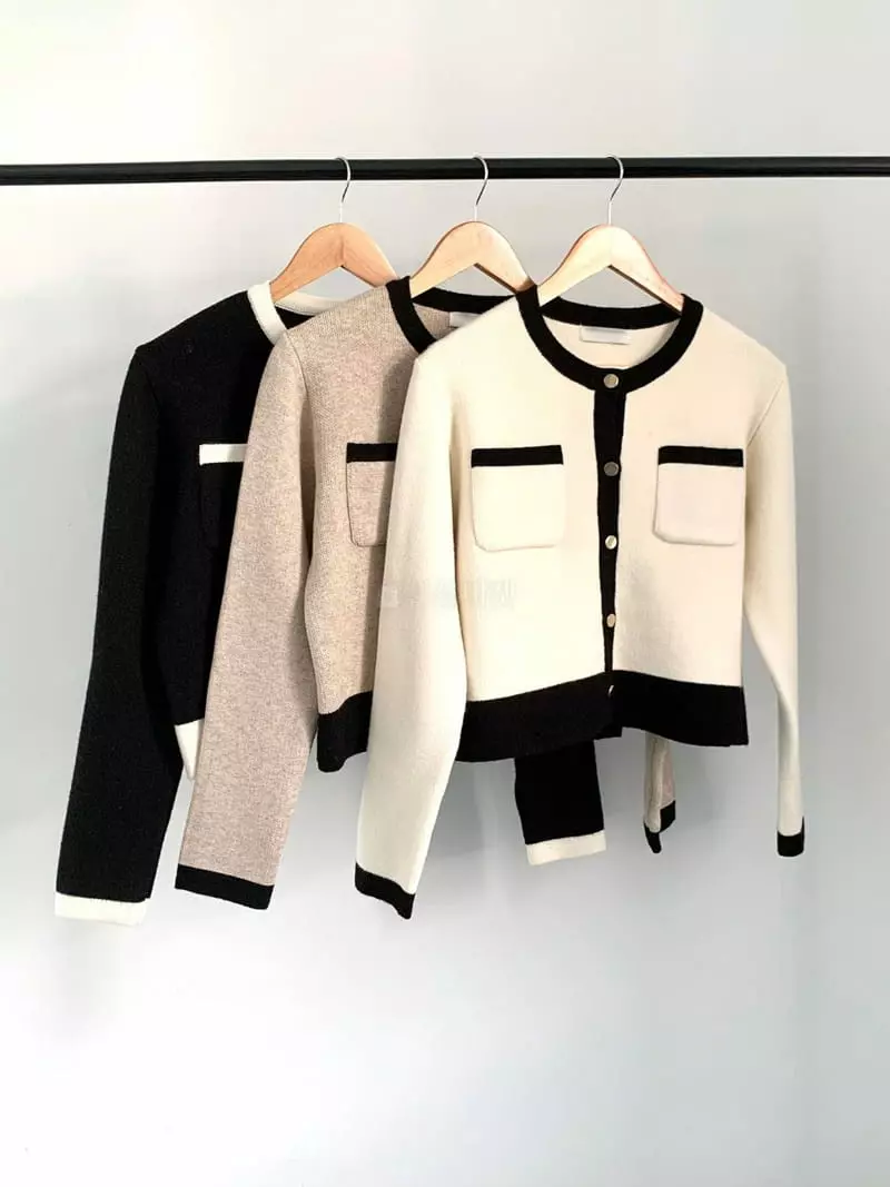 Ff - Korean Women Fashion - #momslook - Plain Cardigan - 6
