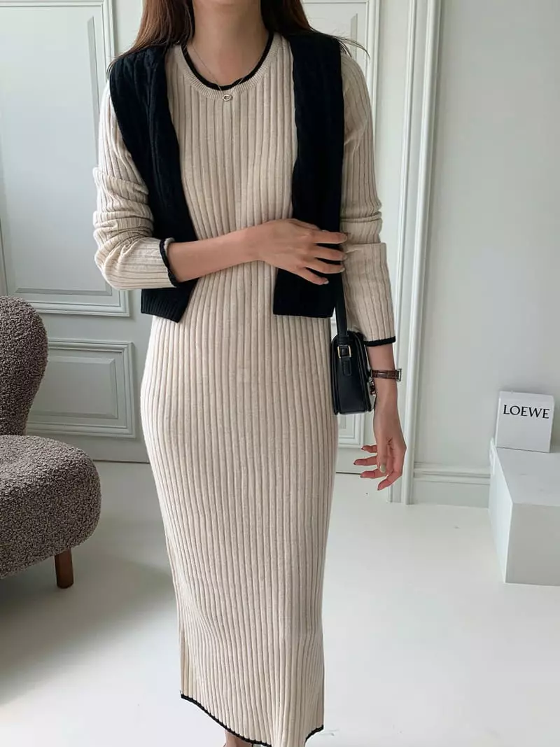 Ff - Korean Women Fashion - #momslook - Tiger Color One-piece
