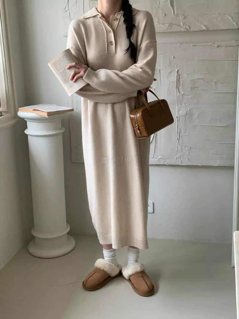 Ff - Korean Women Fashion - #momslook - Collar one-piece - 7
