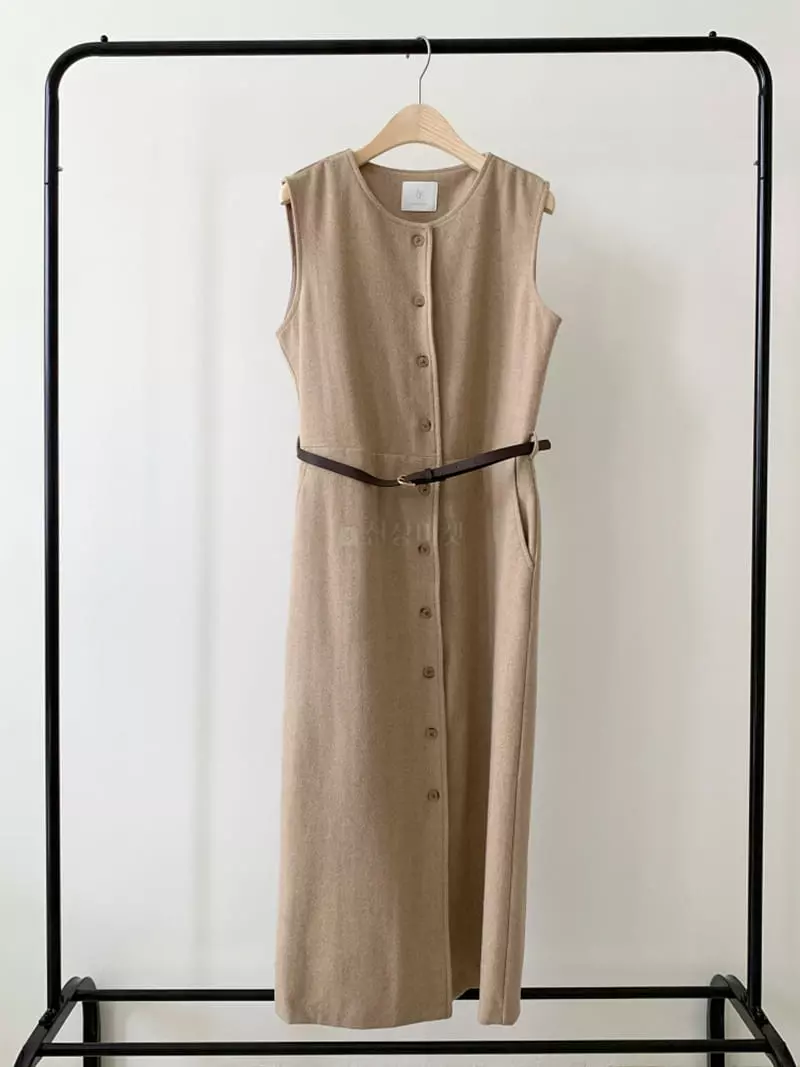 Ff - Korean Women Fashion - #momslook - Belt One-piece - 5