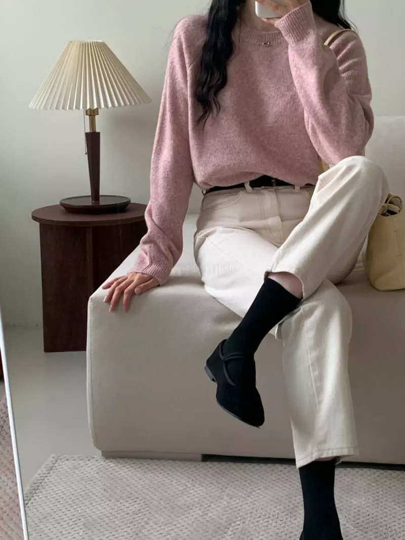 Ff - Korean Women Fashion - #womensfashion - Off Knit Tee - 4