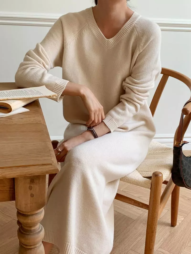 Ff - Korean Women Fashion - #momslook - Ellon V One-piece - 2