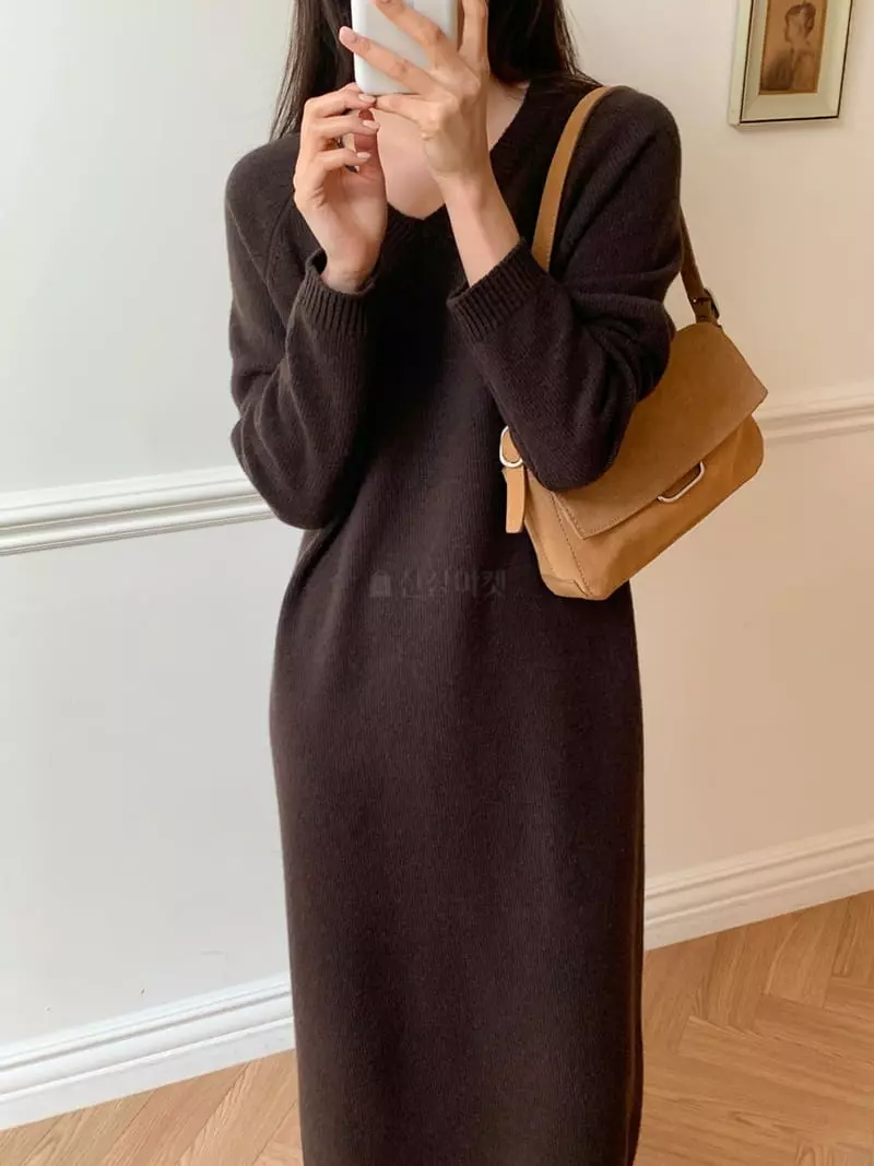 Ff - Korean Women Fashion - #momslook - Ellon V One-piece - 6