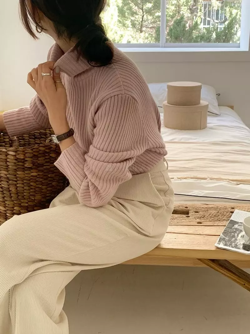 Ff - Korean Women Fashion - #momslook - Air Turtleneck Tee - 5
