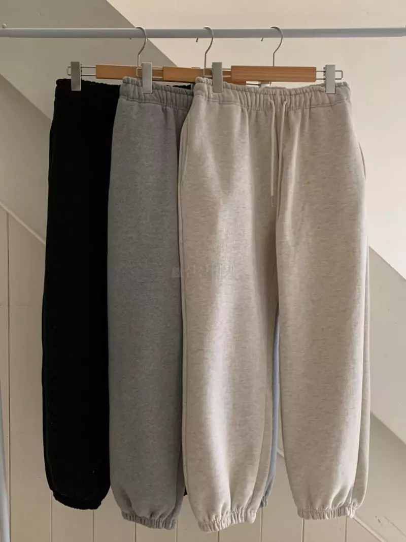 Ff - Korean Women Fashion - #momslook - Fleece Top Bottom Set - 11