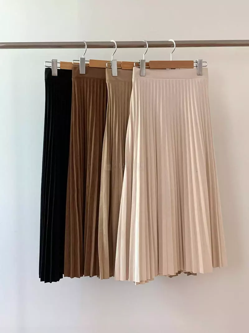 Ff - Korean Women Fashion - #momslook - Suede Skirt - 7