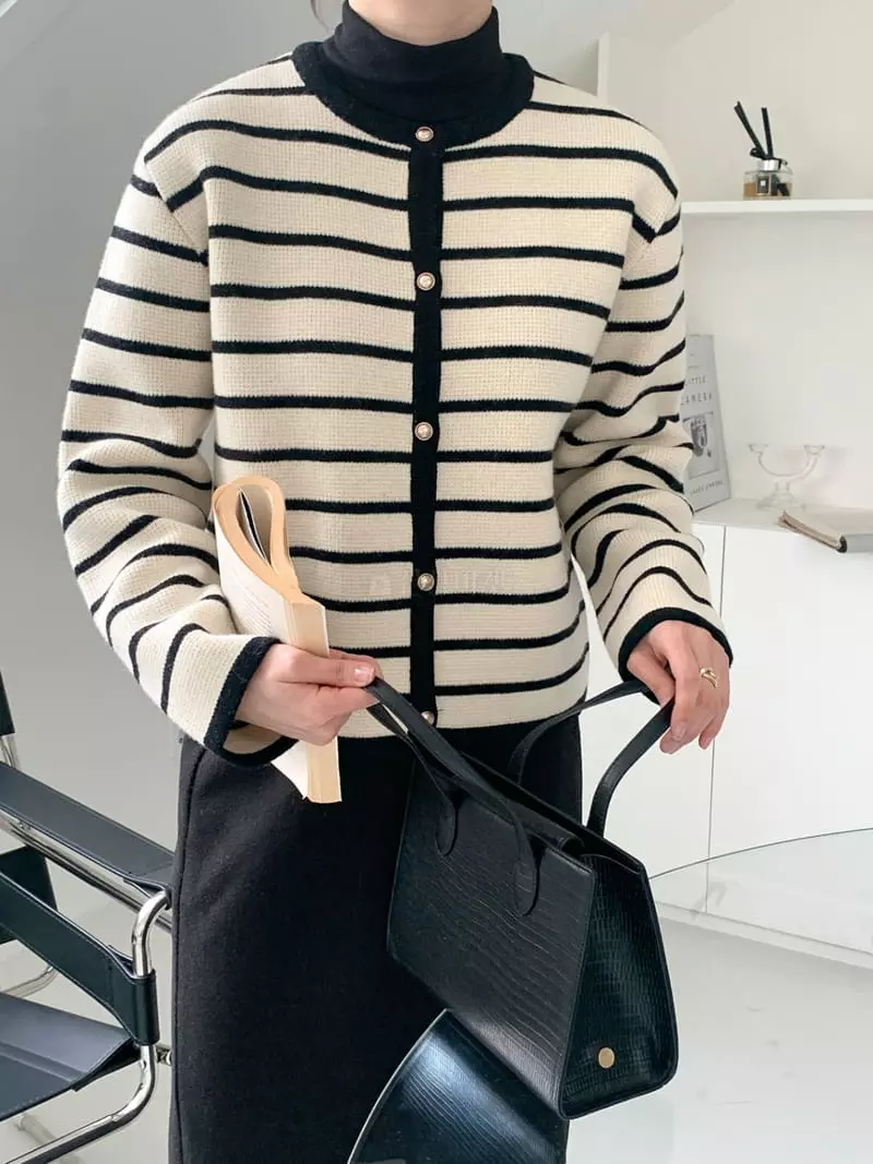 Ff - Korean Women Fashion - #momslook - Roy Knit Jacket