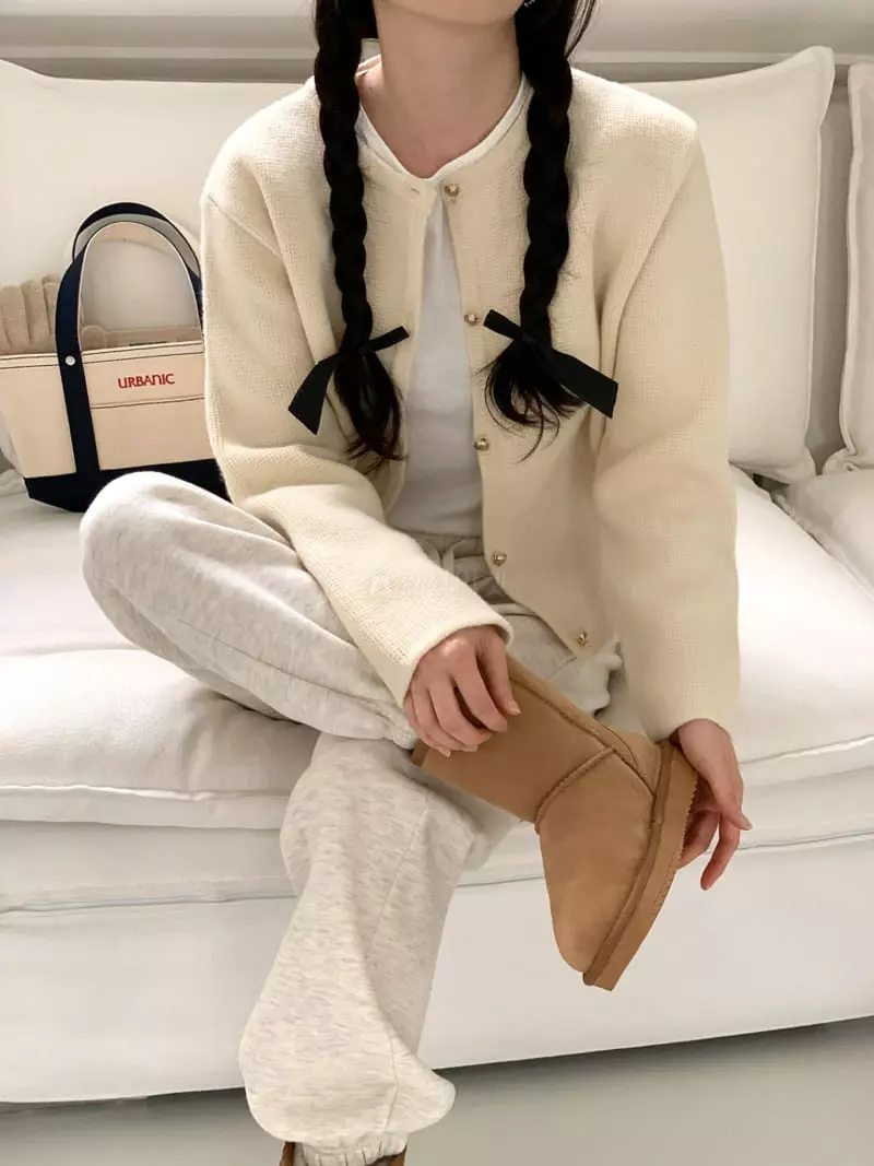 Ff - Korean Women Fashion - #momslook - Roy Knit Jacket - 3